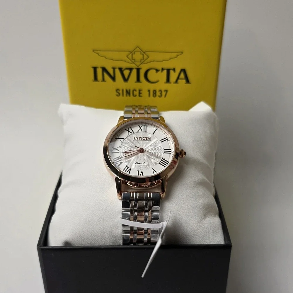 NEW Invicta Wildflower Sloane Women's Watch‎ - 34mm, Gold, Steel (69312) #0471